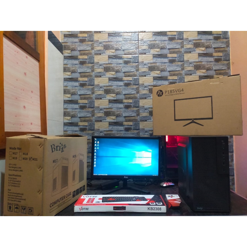 KOMPUTER RAKITAN BARU Core i7 Ram 8Gb SSD 240GB LED 19&quot; Wide Baru