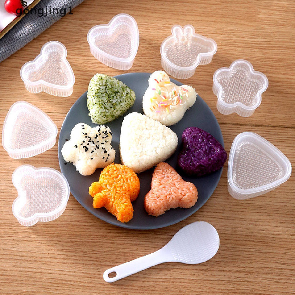 Ggg 7pcs DIY Cetakan Sushi Rice Ball Food Press Sushi Makers Mold Sushi Kits NEW ID