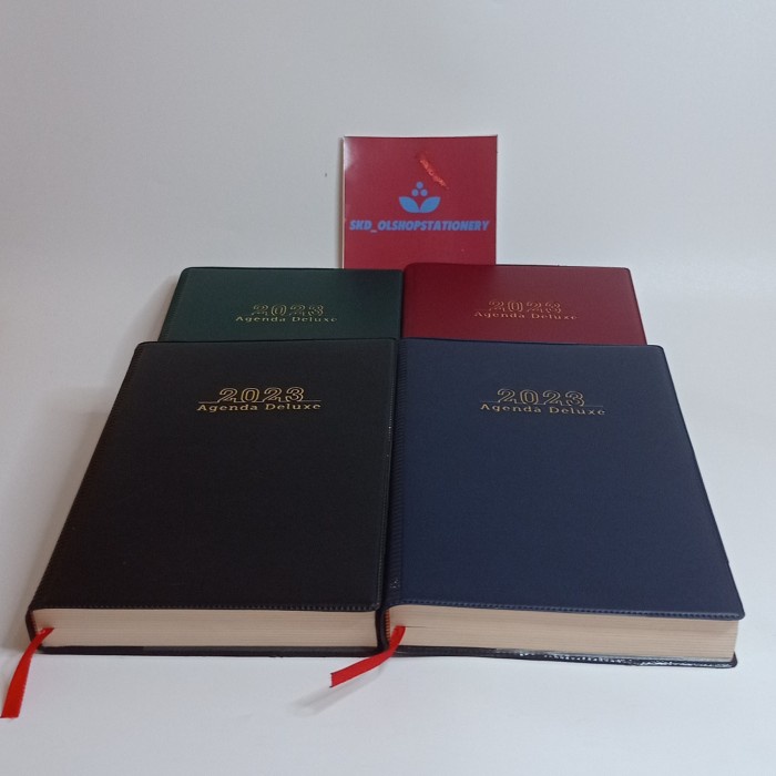 

AGENDA DELUXE 2023 kertas cream /agenda tahun 2023//note book 2023