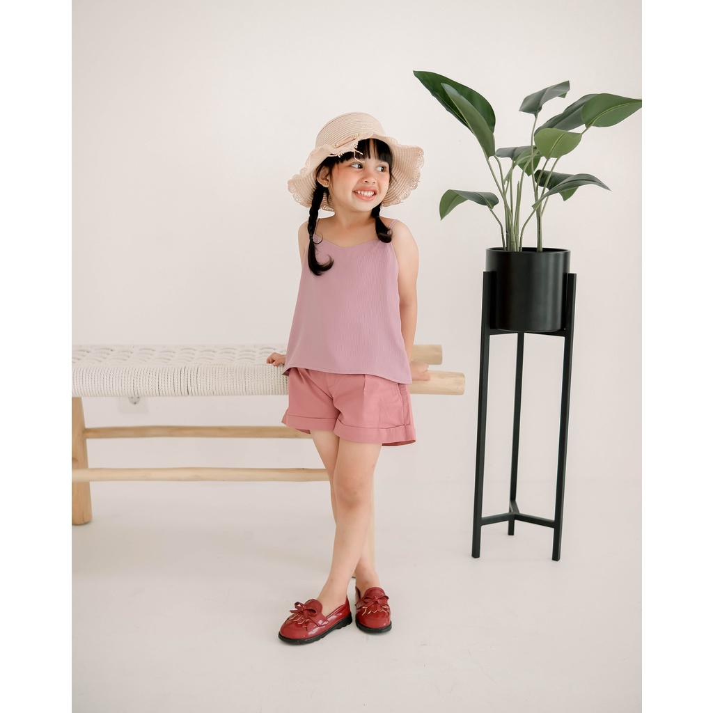 POPPY CAMISOLE | Atasan Anak Perempuan | Tanktop Anak | Tanktop Solid Camisole | Top Anak Perempuan