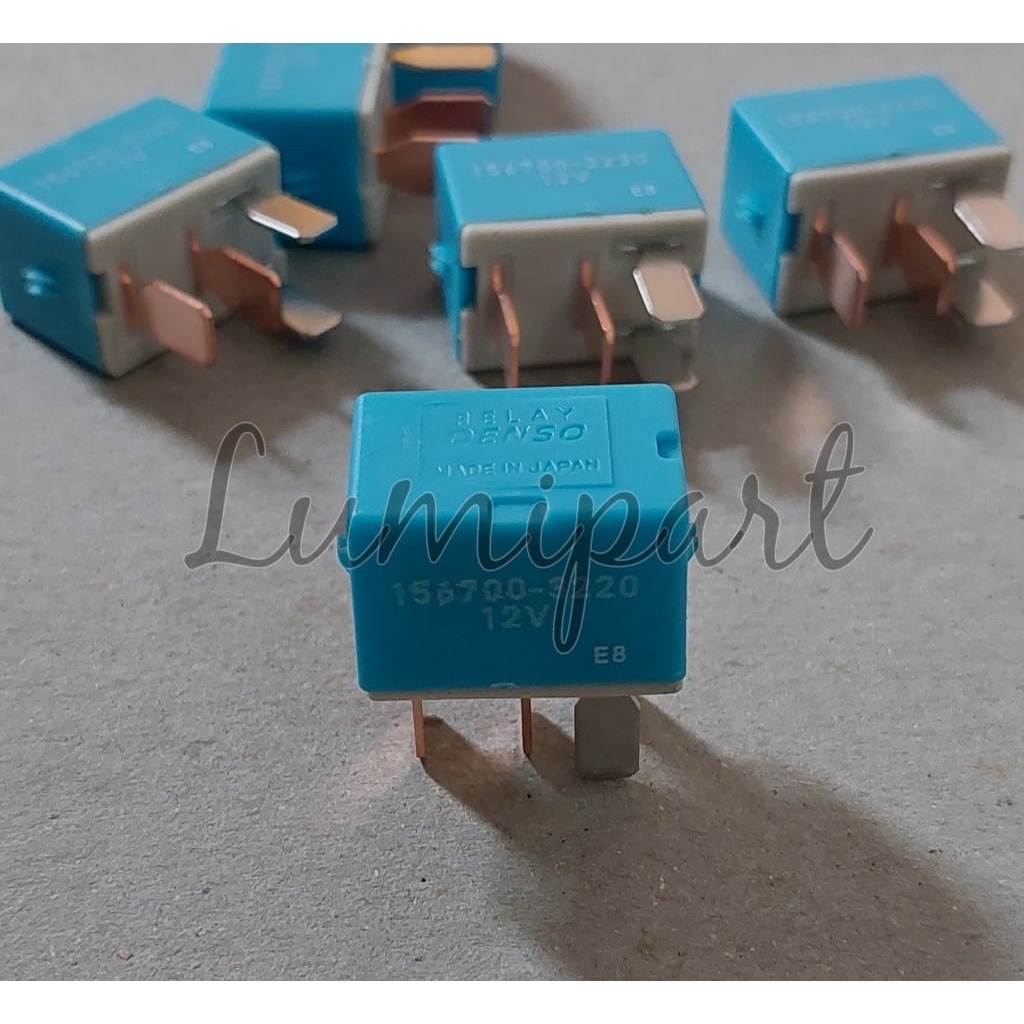 RELAY BIRU 12V KAKI 4 DENSO RELAY AVANZA RILEY UNIVERSAL RELAY DENSO 4 KAKI