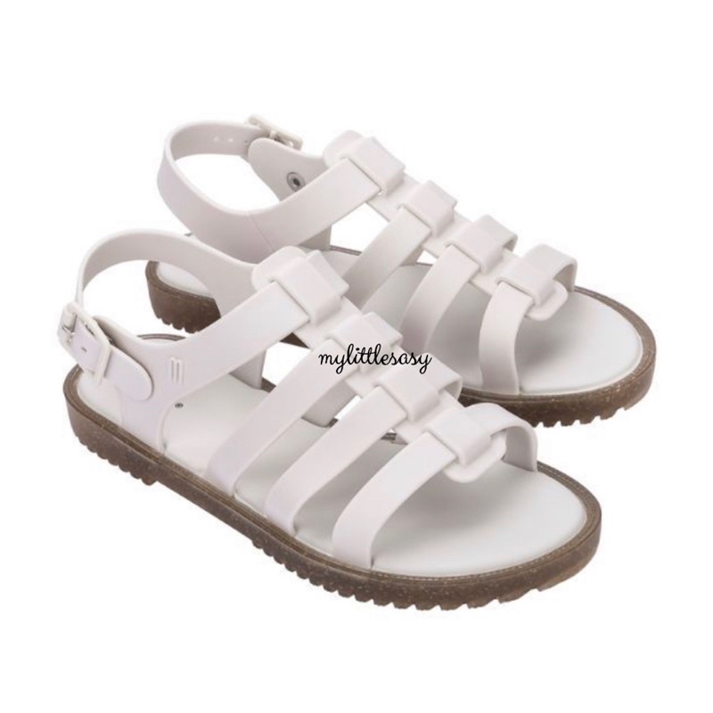 Melissa Flox Ad Sandal White Rusk