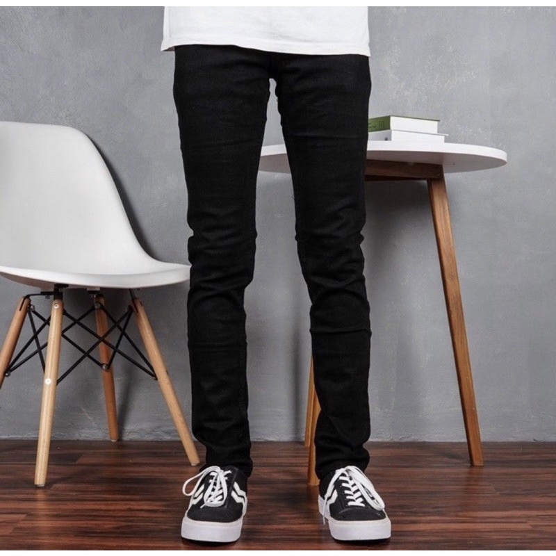 Celana Jeans Pria Slimfit Bahan ngaret/Celana Jeans panjang Pria Murah strech