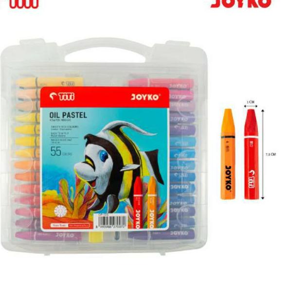 

First Order CRAYON JOYKO ISI 55 WARNA/oil pastel JOYKO 55 warna/crayon 55 warna