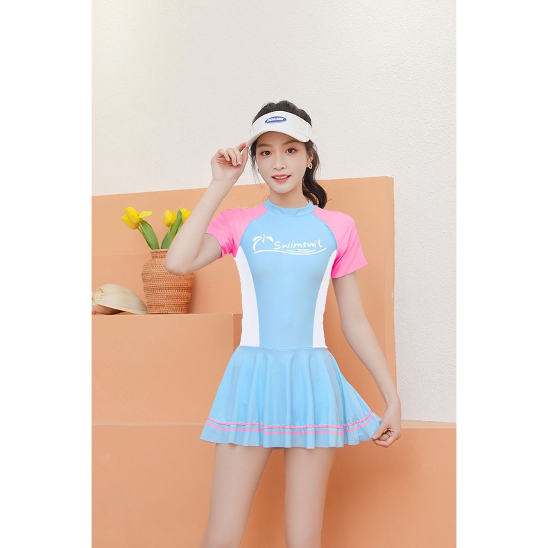 babyfit [8-13thn] SUNSHINE SWIMSUIT baju renang anak perempuan rok swimsuit import tc-1215