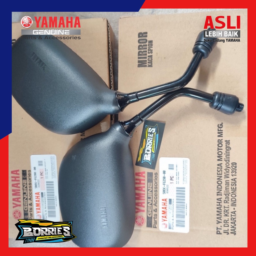 Spion Mirror Set Kanan Kiri Nouvo F1ZR FIZR F1Z FIZ R Mio Jupiter Vega Original 5MX-F6280-00 F6290