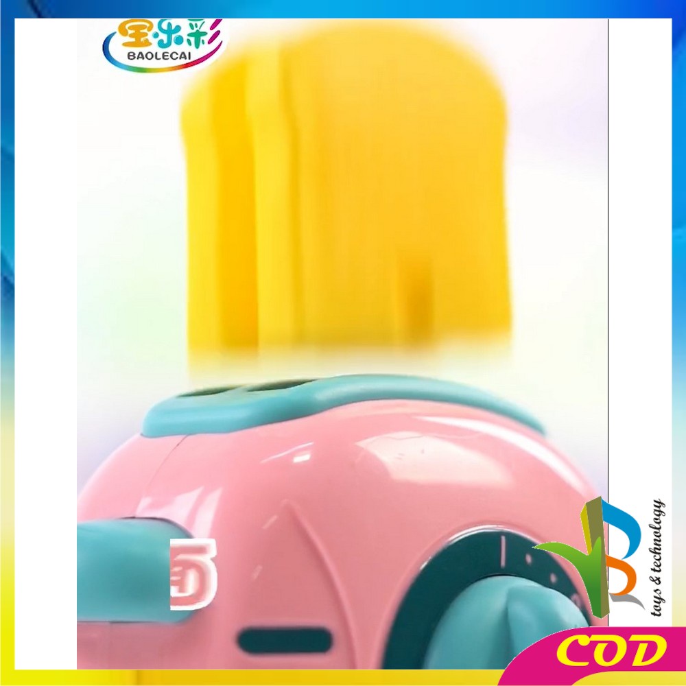 RB-M153 Mainan Anak Alat Pemanggang Roti / Mainan Edukasi Anak Pretend Play Bread Maker Toaster Roti