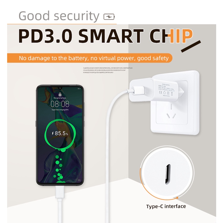 PD3.0 Fast Charging Type-C Interface Quick Charge 20W Fast Charging Quick Charger Adaptor