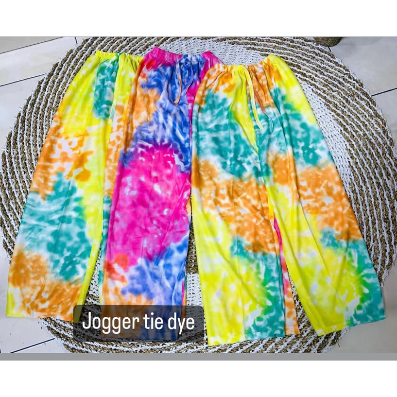 SALE Hotpants Tie Dye / Jogger Tie Dye / kaos Tie Dye/ kaos Oversize Tie Dye / One set  Tie Dye