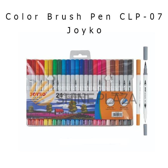 

COLOR BRUSH PEN JOYKO 24 WARNA CLP-07 - BRUSH PEN MURAH TERLARISS...,,,,,