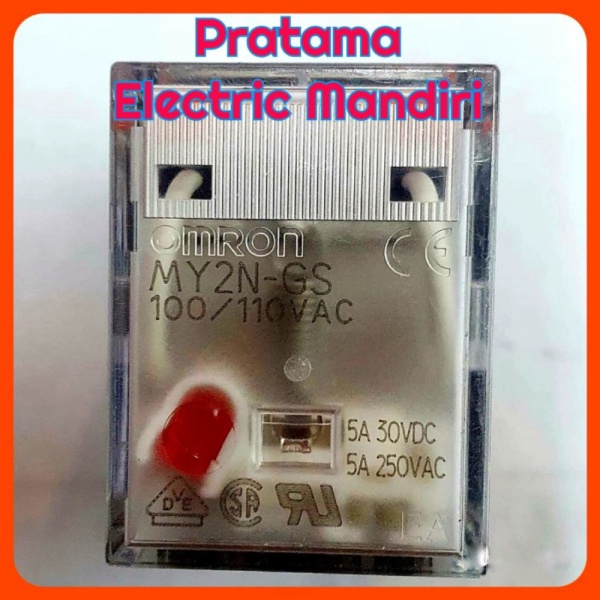 Promo OMRON Relay MY2N-GS MY2N 100VAC 110VAC 100V 110V AC100 AC110 ORIGINAL Berkualitas