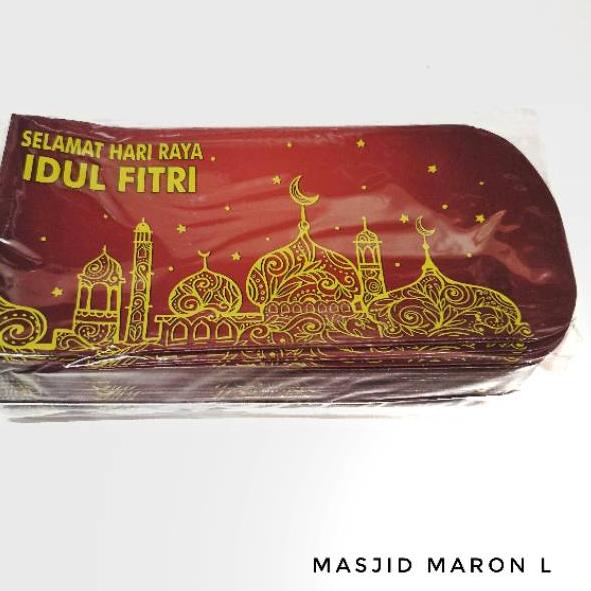 Lebih Kekinian Bellino - 100 pcs Amplop Lebaran Idul Fitri Size M / Ampau Lebaran Ukuran Sedang Angpau Lebaran