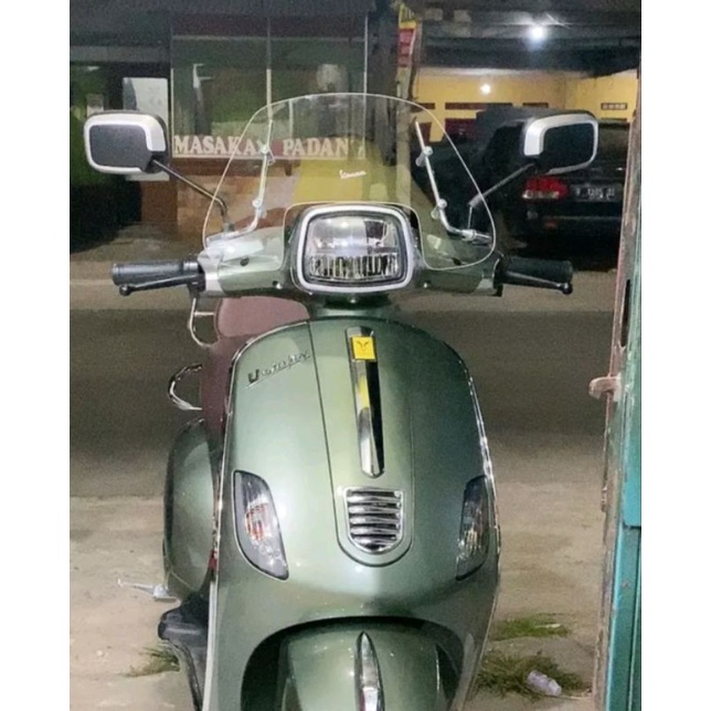 READY Windshield/FlyScreen Vespa Listrik Uwinfly T3.Aksesoris Winshield