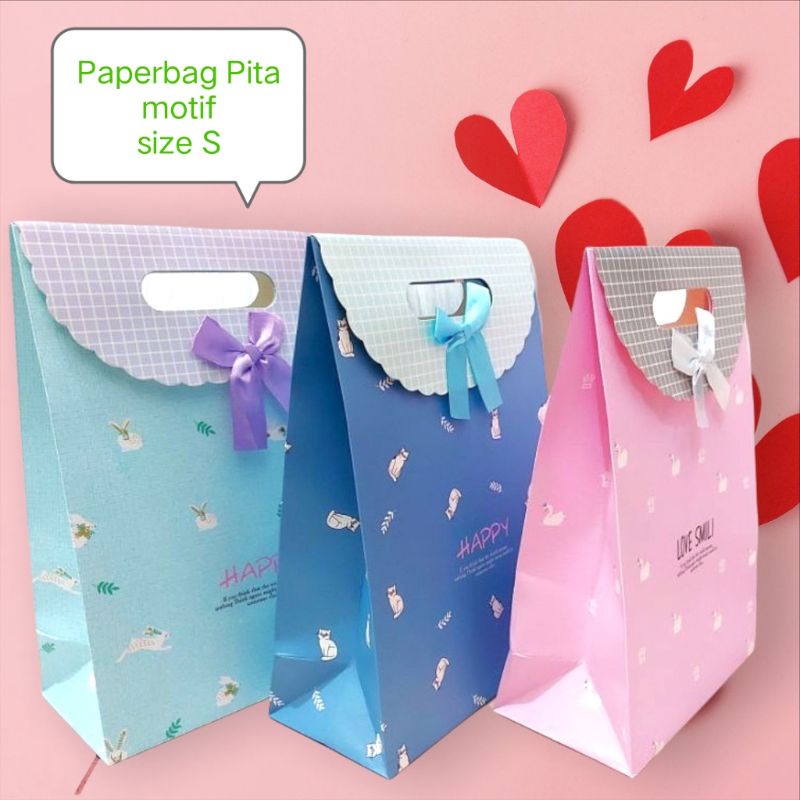 

PAPERBAG PITA.PAPERBAG MOTIF. CANTIK. MENYENANGKAN. || S || shopee paperbag