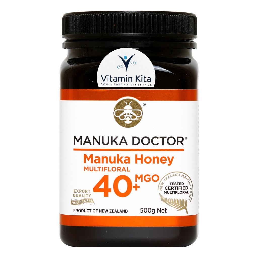 MANUKA DOCTOR MGO 40+ | meningkatkan imunitas dan sistem pertahanan tubuh secara mandiri dengan melawan bakteri jahat