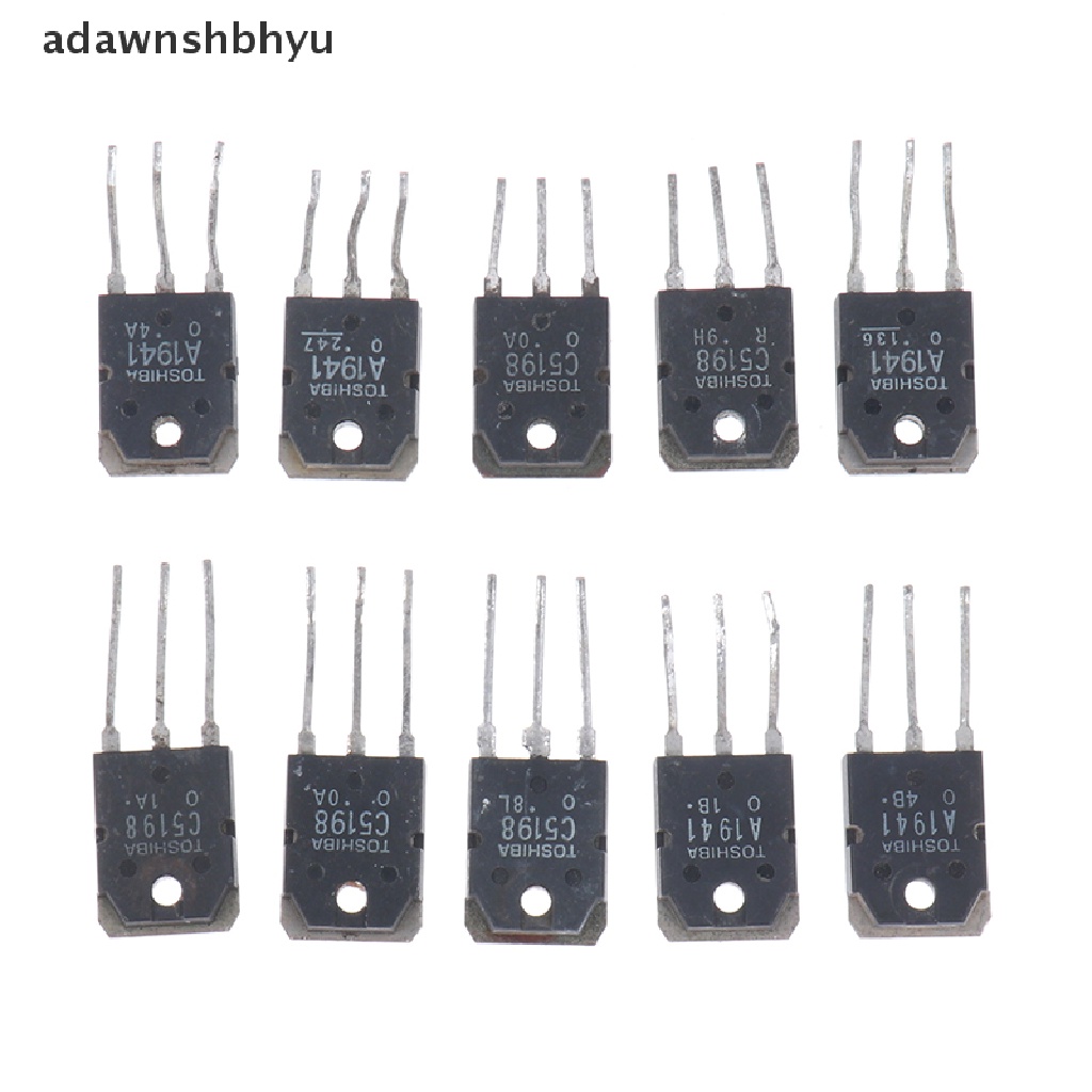 Transistor adawnshbhyu 10PCS 5pasang 2SC5198 2SA1941 TO3P TO-3P Asli authentic ID