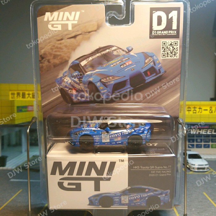 Mini GT MGT 307 HKS Toyota GR Supra Fat Five Racing D1 GP Toyo Tires