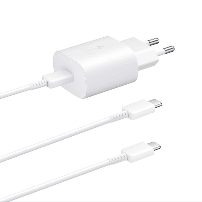 CHARGER ORIGINAL SAMSUNG S20 S20+ S20 ULTRA 25W SUPER FAST CHARGING USB C TO C