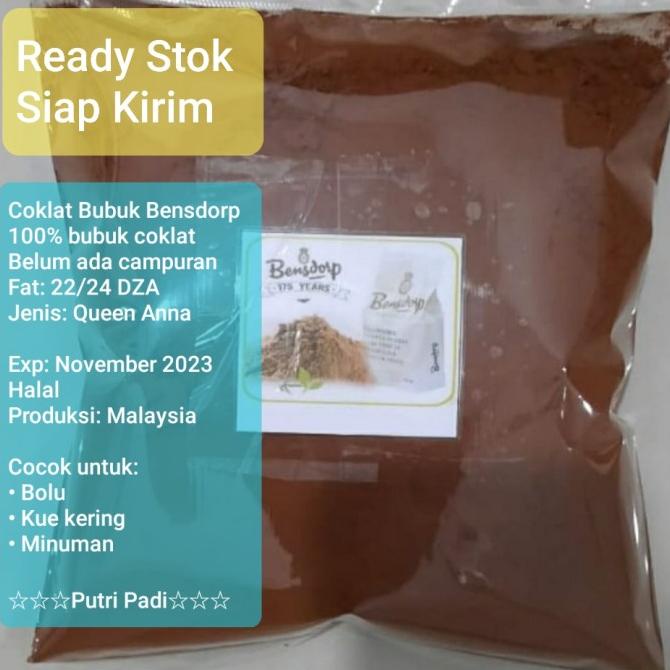 

Coklat Bubuk / Cocoa Powder Bensdorp Repack 500 Gram