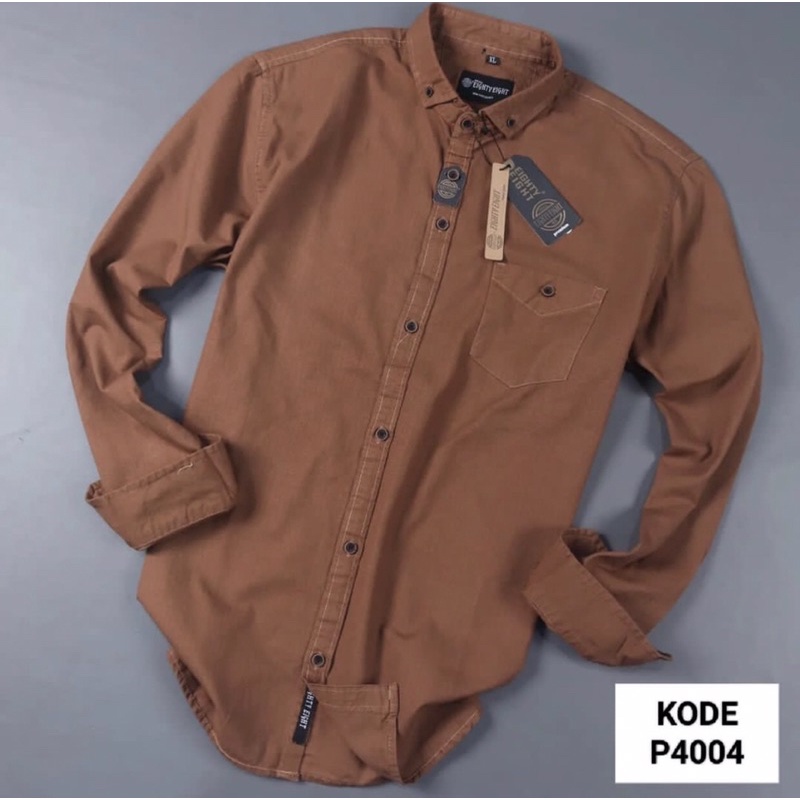 KEMEJA POLOS LENGAN PANJANG EIGHTY EIGHT