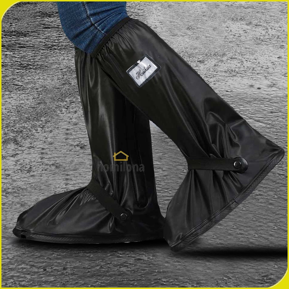 Rhodey Huihua Rain Cover Hujan Sepatu dengan Reflektor Cahaya H-212