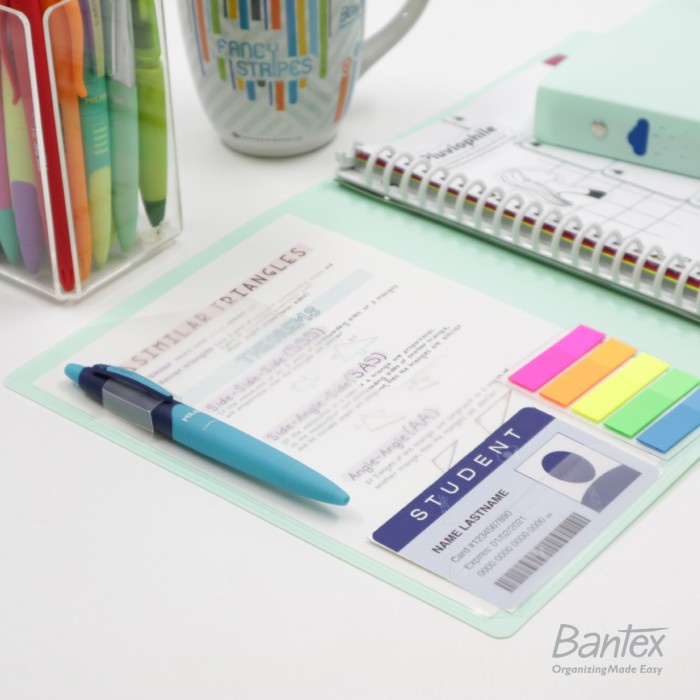 

MAP BINDER MULTI RING BINDER TRENDY BANTEX MAP LOOSE LEAF A5 DAN B5