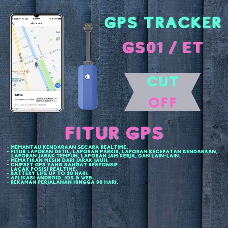 Jual GPS Tracker Protrack / Tracksolid / Oneway / Wanway GS01 Tracking ...