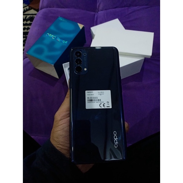 Handpone Second Oppo Reno 4 8/128 Fullset Original Hp bekas murahh!!!! Oppo Reno 4 8/128 fullset