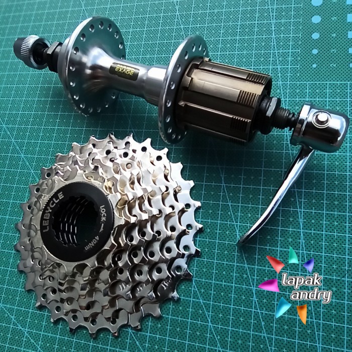 FREEHUB 36H SHIMANO 7 SPEED HG50 JAPAN QR NOS REAR + SPROCKET 12-28T