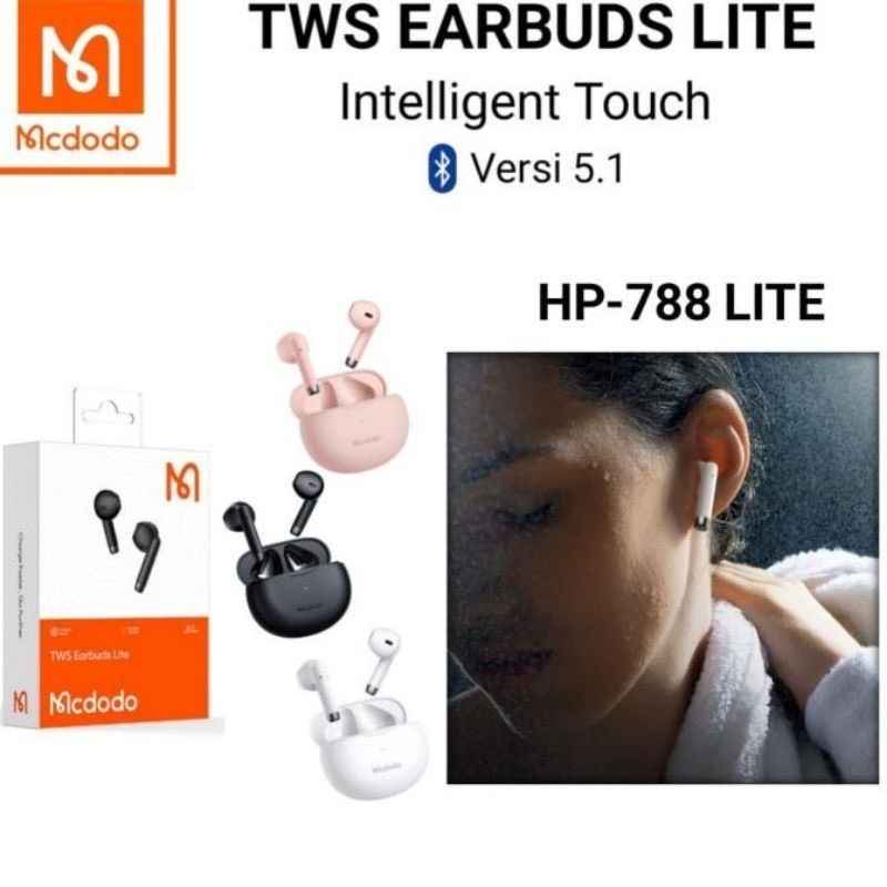 Headset Bluetooth MCDODO HP-788 Earphone Bluetooth v5.0 Headset TWS