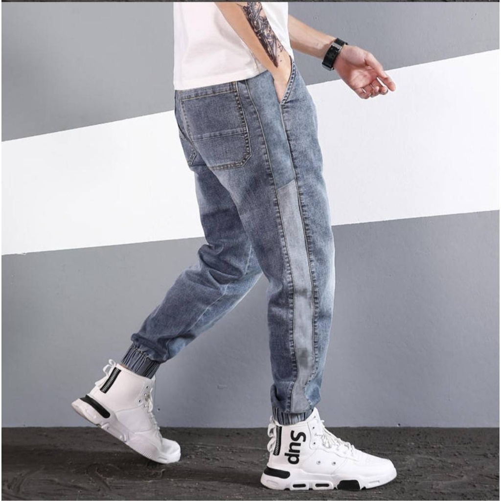 CELANA JEANS JOGGER VINTAGE DENIM ORIGINAL - Celana Jogger Jeans Pria - Celana joger jeans pria - Celana Jeans Pria Joger Stretch