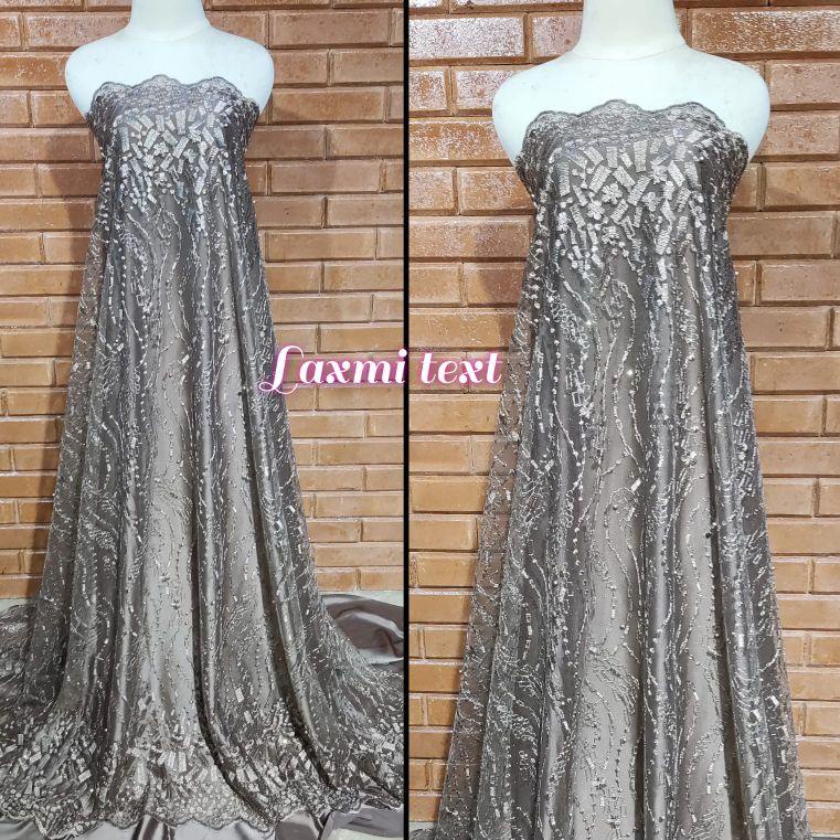 MX.11De22х ▫ Kain tile akar renda new / bahan tulle/ cocok untuk dress Tunik gaun pengantin seragama