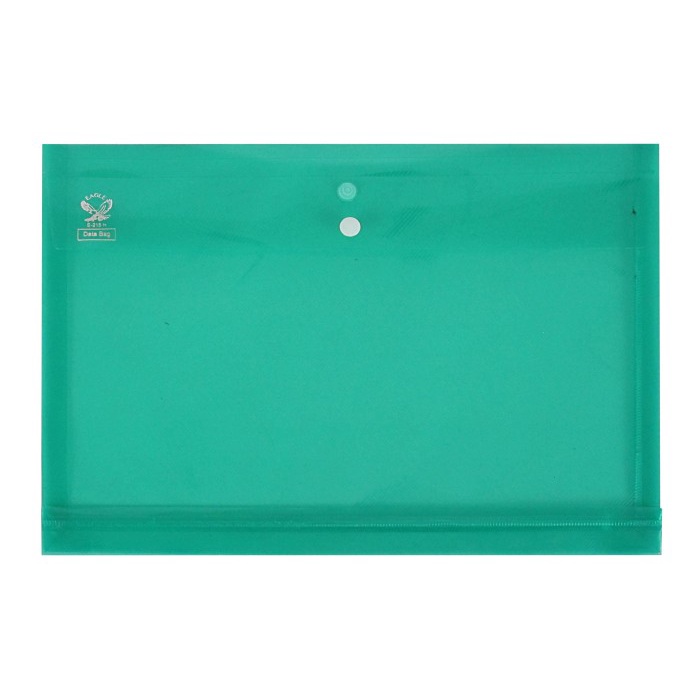 

✨NEW✨ - Eagle Files Snap Data Bag Horizontal Map plastik E 215H 1pack isi 6pcs - Hijau