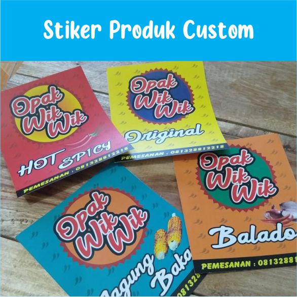 

Stiker Label Produk Custom Sticker Merk