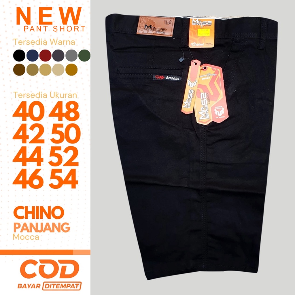Chinosn pendek Jumbo Premium Distro Big Size Streach Chinos 28 sampai 50 Terbaru