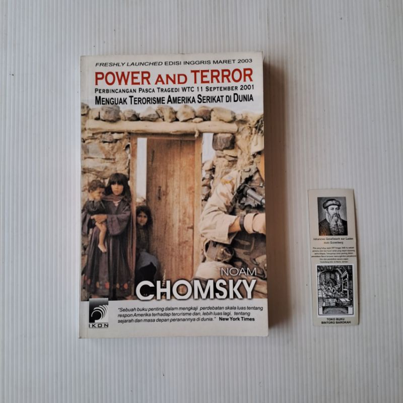 Jual BUKU ORIGINAL BUKU NOAM CHOMSKY Power And Terror Menguak Terorisme