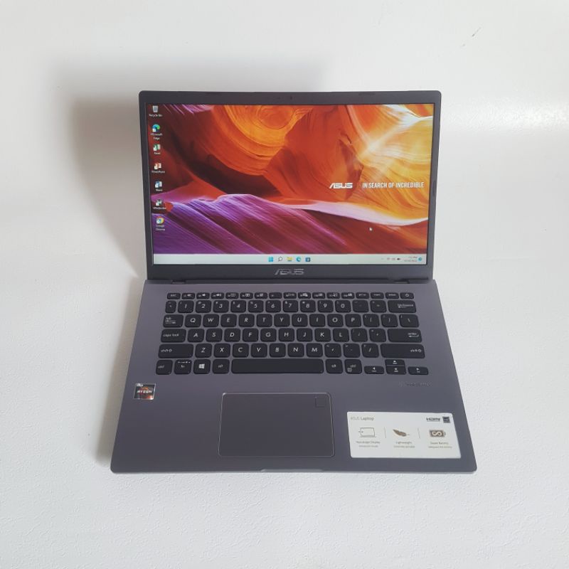 Laptop Asus M409D AMD Ryzen 5 3500u Ram 8GB SSD 256GB HDD 1TB Mulus