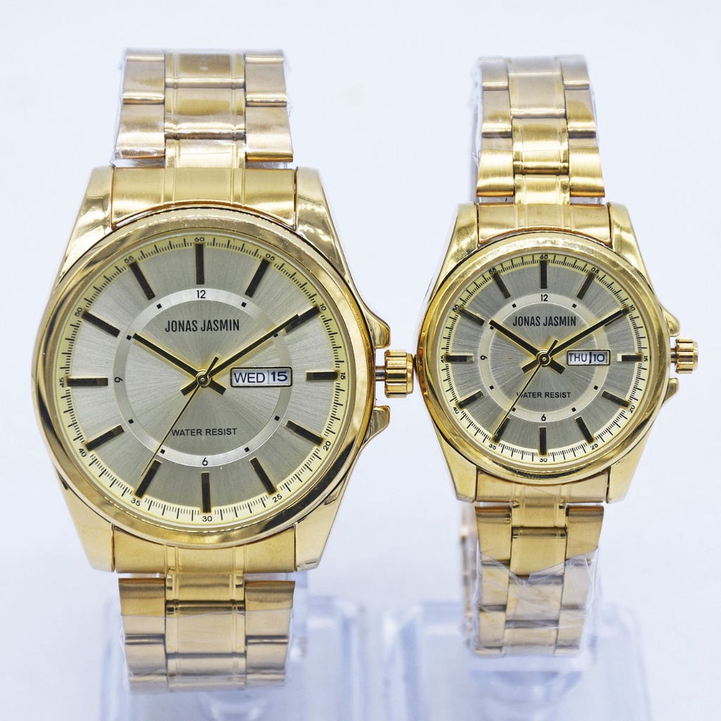 Jam Tangan Couple Jonas Jasmin JJ-3116M &amp; JJ-3116L Original