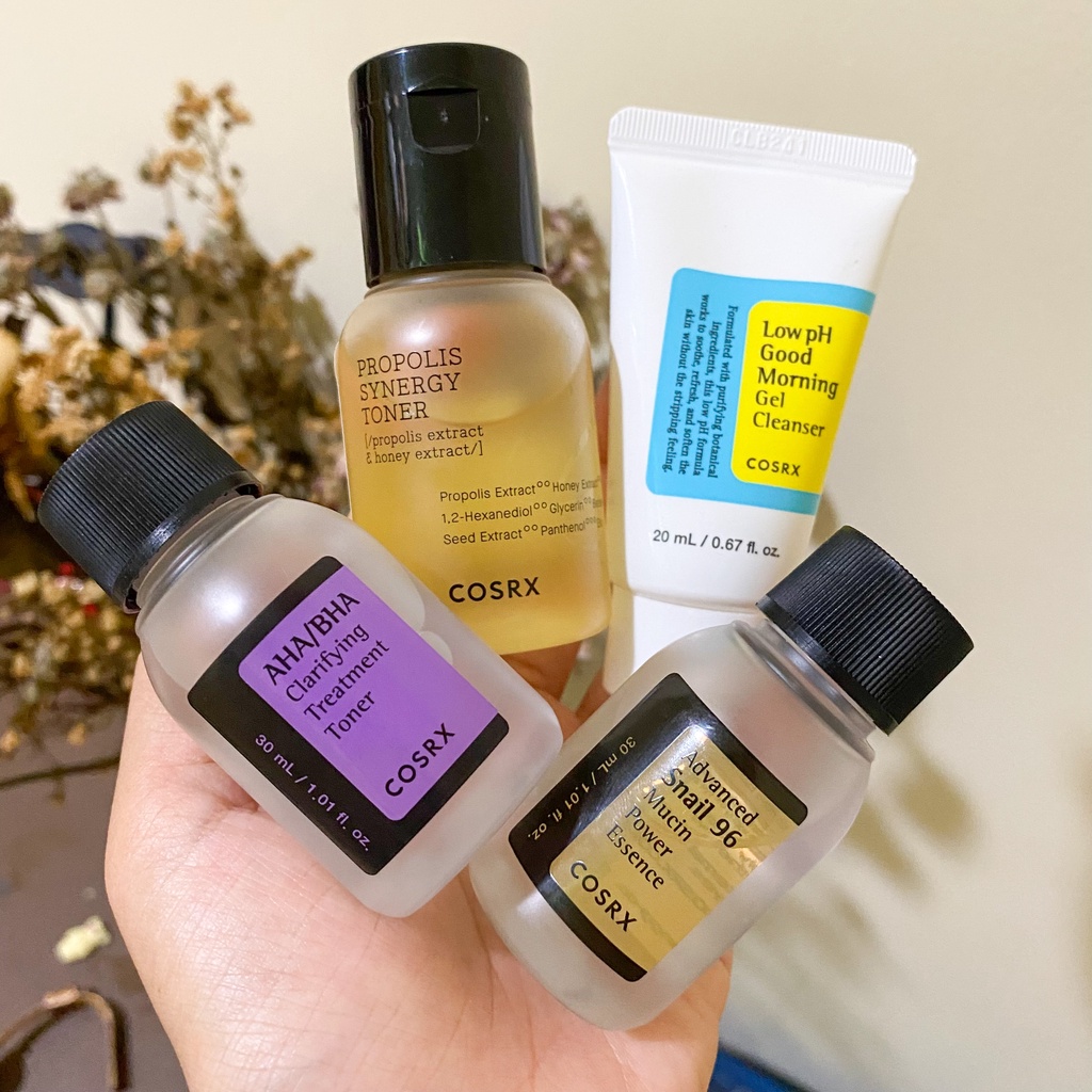 COSRX Travel Size Kit BUDLE 4 Produk Free Pouch [✅ 100% ORIGINAL + BARU] | Propolis Synergy Toner (6