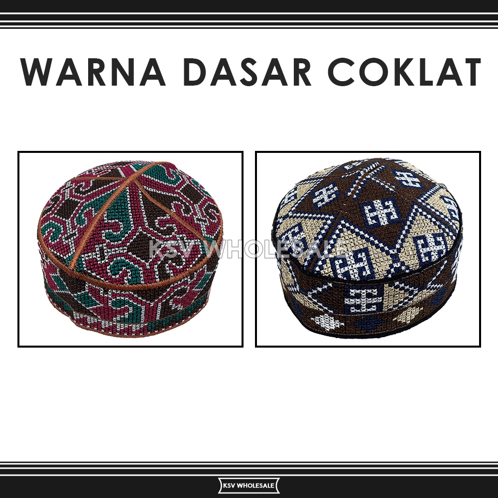 GROSIR (10 Pcs) Peci PAKISTAN Motif Ovais Cap Bordir Kopiah Haji Sholat Santri Pria Dewasa Anak Laki Kopyah Bulat Solat Pesantren Hitam Putih Kopeah Murah Ori Original Polos Model Songkok Malaysia Oman Assagofah Terompah Turki Mesir Madinah NU Paket Usaha