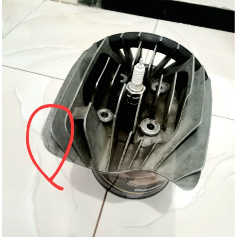 Head kop nanas blimbing YZ 125 original copotan kode Y3