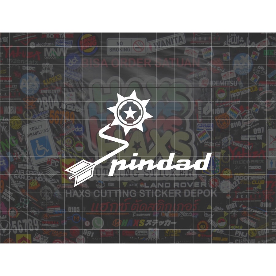Cutting Sticker Logo Pindad Ukuran 8 Cm Untuk Motor Mobil