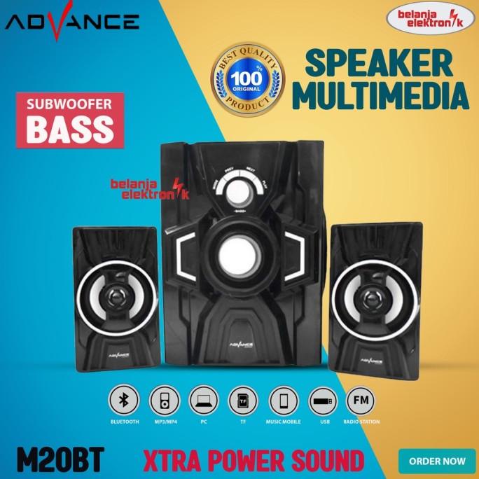 ADVANCE SPEAKER AKTIF M20BT BLUETOOTH MULTIMEDIA SUBWOOFER ERF546T
