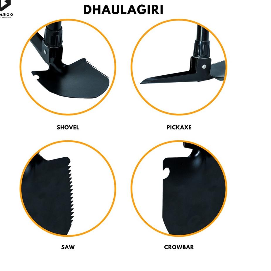 Promo [COD] Sekop Lipat dhaulagiri - Sekop Mini - Cangkul Lipat Mini Outdoor - Skop - Cangkul - Seko