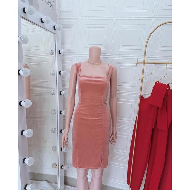 Preloved SHEIN velvet dress