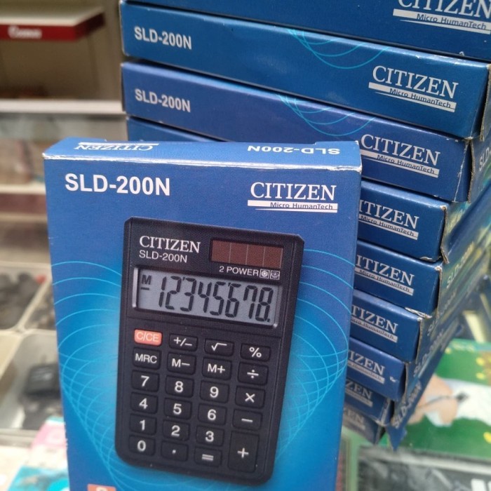 

DISKON Kalkulator CITIZEN SLD 200N Kecil Minimalis 8 Digit