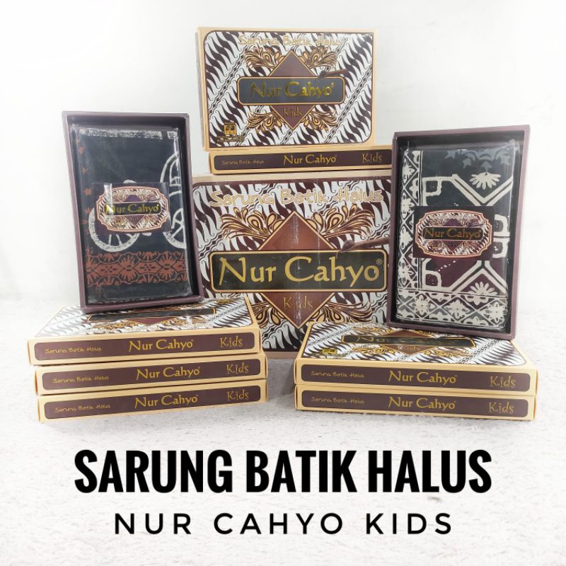 Sarung Batik Halus Nur Cahyo Kids Ecer Grosir  SN