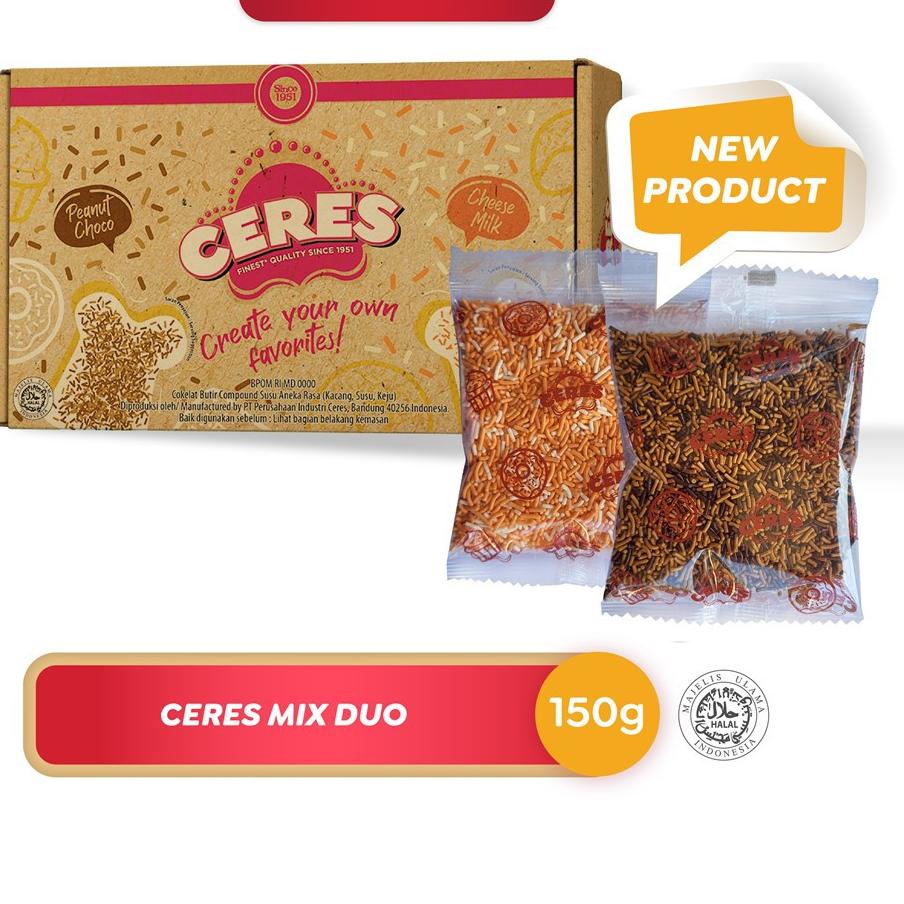 

limited STOCK!Ceres Meises Mix Pack Choco Peanut & Cheese Milk (75g x 2pcs)|SQ9