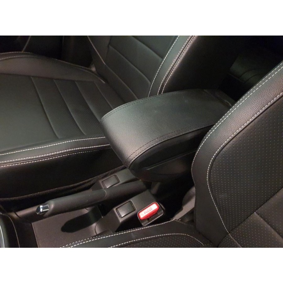Armrest Kulit Mobil Suzuki 7 USB Port Charger + LED Swift SX4 2005-Up