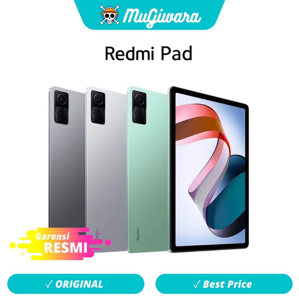 Redmi Pad 2022 Tablet 6/128 Layar 2K 90Hz Helio G99